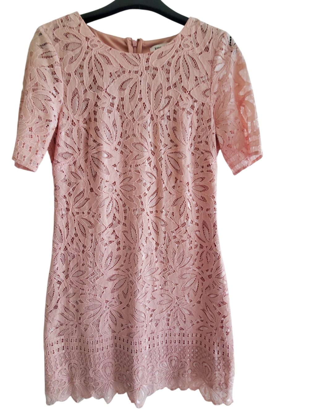 Kensie Blush Lace Mini Dress - Picture 7 of 9